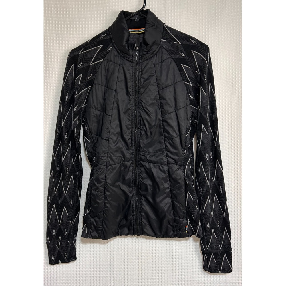 Smartwool Women's size M Smartloft 60 Merino Wool Blend Zip Up Hybrid Jacket a3 - Picture 6 of 12